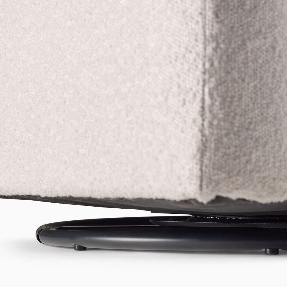 Bacall Curved Swivel Chair West Elm Australia